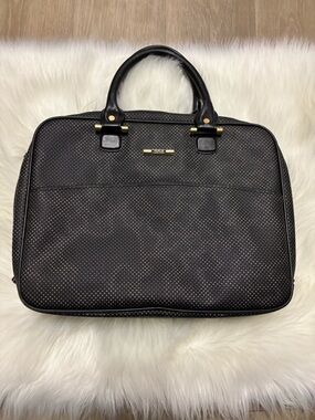 Black Men's  Tous Carry-All Briefcase Bag